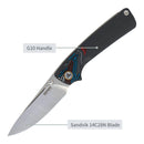 SRM Dome 2.99" 14C28N Slip Joint Folding Knife – G10 Handle (106M-GK)