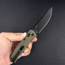 SRM Medal 255L-GP Folding Knife – 3.2" 10Cr15CoMoV Drop Point, G10 Handle