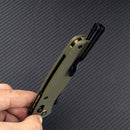 SRM Medal 255L-GP Folding Knife – 3.2" 10Cr15CoMoV Drop Point, G10 Handle