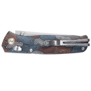 SRM Medal 255L-GQ2 Folding Knife – 3.2" Laminated 140Cr Drop Point, G10 Handle, Ambi Lock