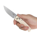 SRM Medal 255L-GT Folding Knife – 3.2" 10Cr15CoMoV Drop Point, G10 Handle
