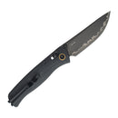 SRM Medal 255L-MB2 Folding Knife – 3.2" Laminated 140Cr Drop Point, Micarta Handle, Ambi Lock