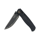 SRM Medal 255L-MB2 Folding Knife – 3.2" Laminated 140Cr Drop Point, Micarta Handle, Ambi Lock