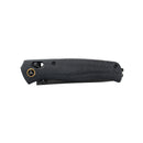SRM Medal 255L-MB2 Folding Knife – 3.2" Laminated 140Cr Drop Point, Micarta Handle, Ambi Lock