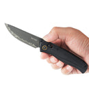 SRM Medal 255L-MB2 Folding Knife – 3.2" Laminated 140Cr Drop Point, Micarta Handle, Ambi Lock