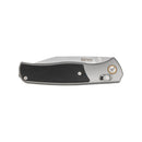 SRM Medal 259L-AK Folding Knife – 3.18" 14C28N Reverse Tanto, Gray Aluminum Handle, Ambi Lock