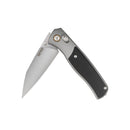 SRM Medal 259L-AK Folding Knife – 3.18" 14C28N Reverse Tanto, Gray Aluminum Handle, Ambi Lock