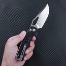 SRM Mirage 238X-GB Folding Knife – 3.62" D2 Clip Point Blade, G10 Handle