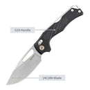 SRM Mirage 239X-GB Folding Knife – 3.62" 14C28N Drop Point, G10 Handle