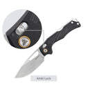 SRM Mirage 239X-GB Folding Knife – 3.62" 14C28N Drop Point, G10 Handle