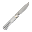 3.27" 14C28N Drop Point Frame Lock Knife – SRM Palfrey Bead Blast G10 EDC (135L-GT)
