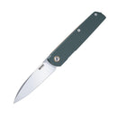 SRM Qrick 408L-GX Folding Knife – 3.23" 14C28N Drop Point Blade, G10 Handle