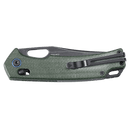 SRM Retriever 9203-MG2 Folding Knife – 3.54" 10Cr15CoMoV Clip Point, Micarta Handle