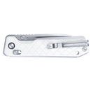 SRM Rubik 7228B-GT Folding Knife – 3.43" 14C28N Drop Point Blade, White G10 Handle