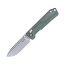 SRM Rubik 7228B-MG Folding Knife – 3.43" 14C28N Drop Point, Green Micarta Handle