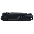 SRM Rubik 7228L-GB Folding Knife – 3.43" 10Cr15CoMoV Drop Point Blade, Black G10 Crossbar Lock