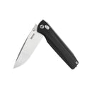 SRM Terrier 258L-GB Folding Knife – 3.65" D2 Drop Point, Brushed Blade, G10 Handle, Crossbar Lock