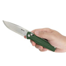 SRM Terrier 3.65" Laminated 140Cr Crossbar Lock Folding Knife – Micarta Handle (258L-MG2)