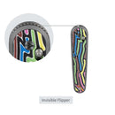 SRM Twin 2.99" N690 Dagger Crossbar Lock Folding Knife – Rainbow G10 Handle (251MB-GX)