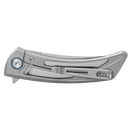 SRM Unicorn 7415-TE Folding Knife – 2.76" 154CM Clip Point Blade, TC4 Titanium Frame Lock