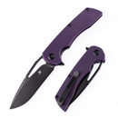 Kansept Kryo T1001B3 front view – 3.58" black coating D2 drop point folding knife