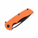 Kansept Kryo T1001B4 blade detail – black coating D2 drop point