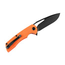 Kansept Kryo T1001B4 open position showing D2 drop point blade
