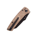 Kansept Main Street T1015A7 Brown Micarta handle scales