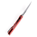 Kansept Egress T1033A5 blade detail – black stonewashed 14C28N reverse tanto