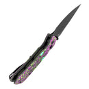 Tenable Fenrir T1034F7 blade detail – blackwash 14C28N harpoon