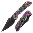 Tenable Fenrir T1034F7 front view – 3.45" blackwash 14C28N harpoon folding knife