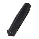 Kansept Integra T1042A2 blade detail – black stonewashed 154CM drop point