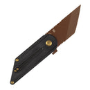 Kansept Dash T2045A2 open position showing 154CM Kiridashi blade