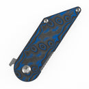 Kansept Dash T2045A3 blade detail – Stonewashed 154CM Kiridashi