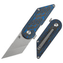 Kansept Dash T2045A3 front view – 2.26" Stonewashed 154CM Kiridashi folding knife