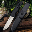 HX Outdoors Survival Master 4 TD-21B black PP and TPR non-slip handle detail