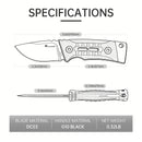 HX Outdoors Rock Apex Mini TD-26B dimensions diagram – 5.63" overall, 2.28" blade, 0.16" thick