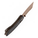 Kansept Korvid V TE2030V1 black diamond pattern G10 handle scales