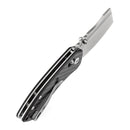Kansept Korvid V TE2030V7 twill carbon fiber and G10 handle scales