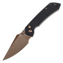 Tenable Fenrir T1034F2 – 3.45" 14C28N Harpoon Button Lock Knife with Black G10 Handle