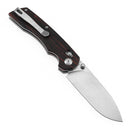 Tenable Kryo T1001V11 Folding Knife – 3.58" 14C28N Drop Point Blade, Red & Black G-Masus Crossbar Lock