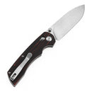 Tenable Kryo T1001V11 Folding Knife – 3.58" 14C28N Drop Point Blade, Red & Black G-Masus Crossbar Lock
