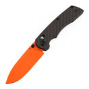 Tenable Kryo T1001V12 – 3.58" 14C28N Drop Point Cross Bar Lock Knife with Twill Carbon Fiber + G10 Handle