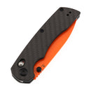 Tenable Kryo T1001V12 – 3.58" 14C28N Drop Point Cross Bar Lock Knife with Twill Carbon Fiber + G10 Handle
