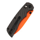 Tenable Kryo T1001V12 – 3.58" 14C28N Drop Point Cross Bar Lock Knife with Twill Carbon Fiber + G10 Handle