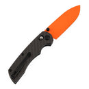 Tenable Kryo T1001V12 – 3.58" 14C28N Drop Point Cross Bar Lock Knife with Twill Carbon Fiber + G10 Handle