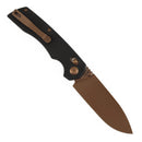 Tenable Kryo T1001V8 – 3.58" 14C28N Drop Point Cross Bar Lock Knife with Black G10 Handle