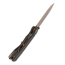 Tenable Kryo T1001V8 – 3.58" 14C28N Drop Point Cross Bar Lock Knife with Black G10 Handle