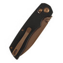 Tenable Kryo T1001V8 – 3.58" 14C28N Drop Point Cross Bar Lock Knife with Black G10 Handle