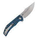 Blue Topo G-mascus handle folding knife with liner lock mechanism